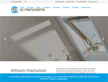 Tablet Screenshot of csmenuiserie.com